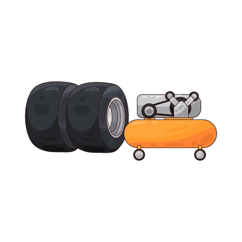 Illustration of tire vector