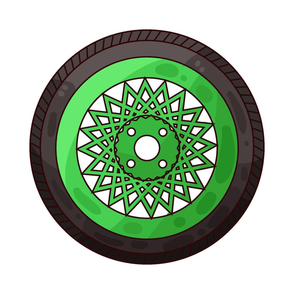 Illustration of tire vector