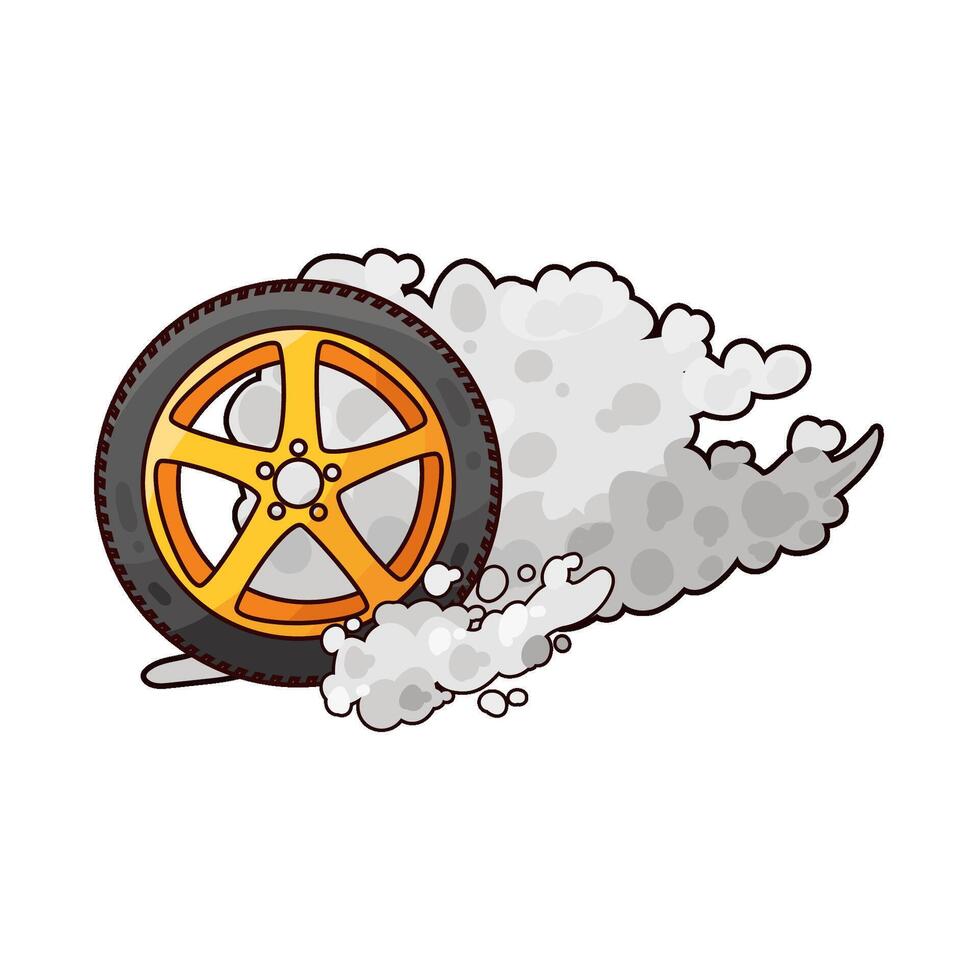 Illustration of tire vector