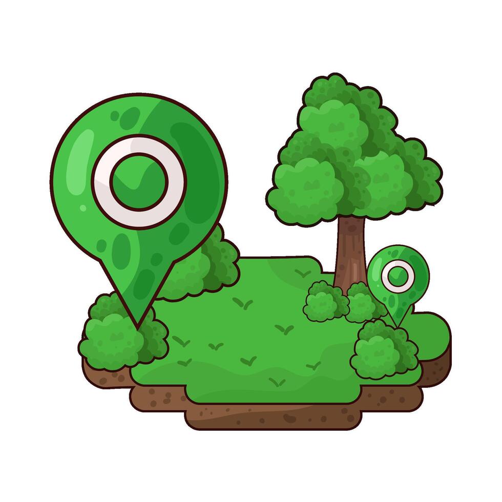 Illustration of location vector