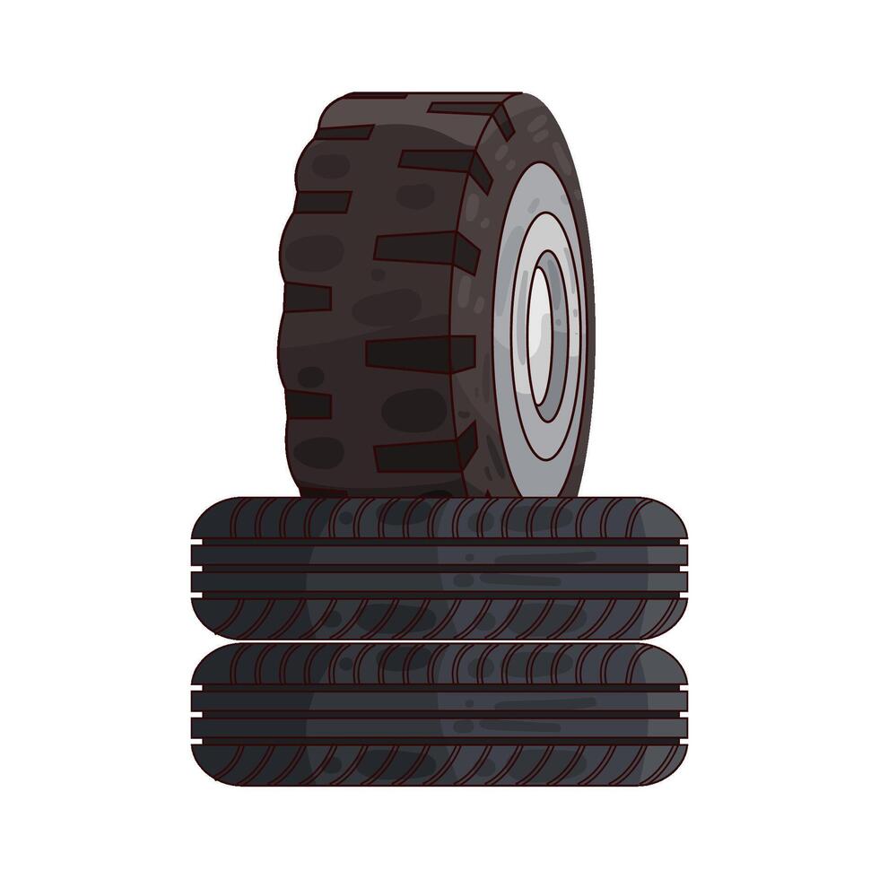 Illustration of tire vector