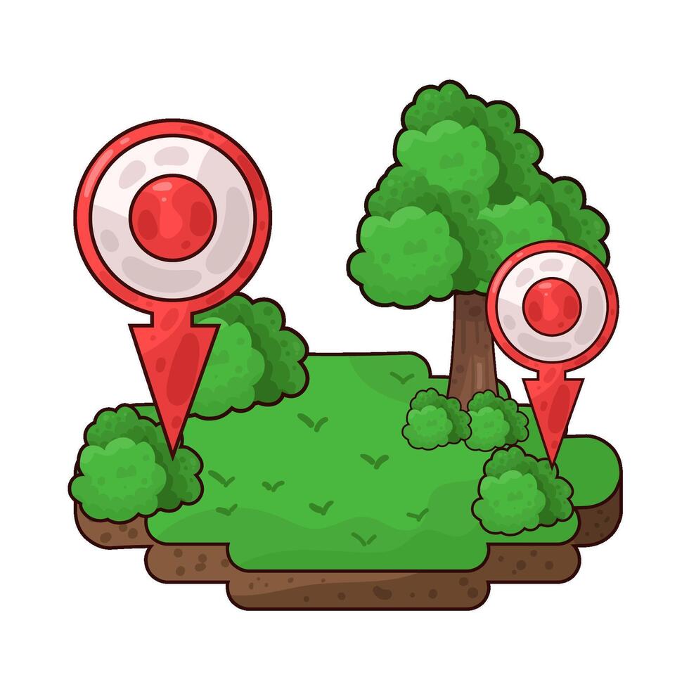 Illustration of location vector