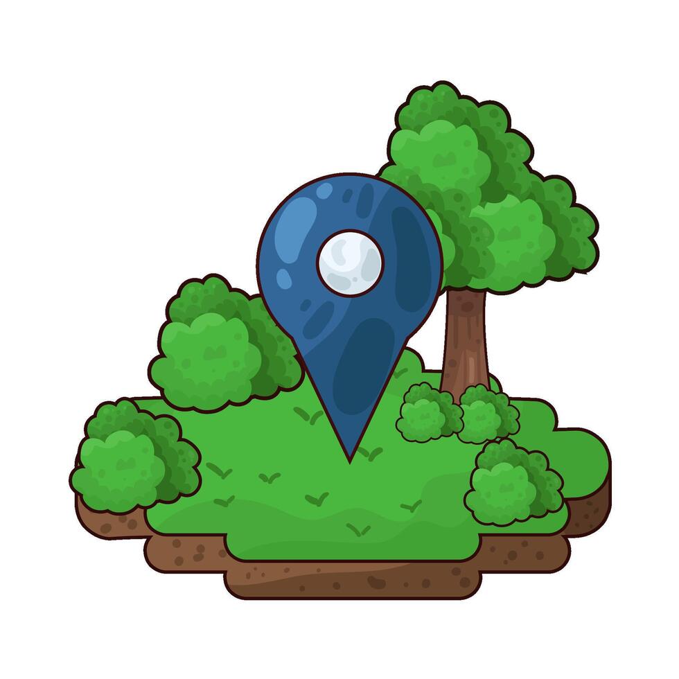 Illustration of location vector