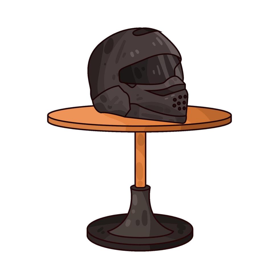 Illustration of racing helmet vector