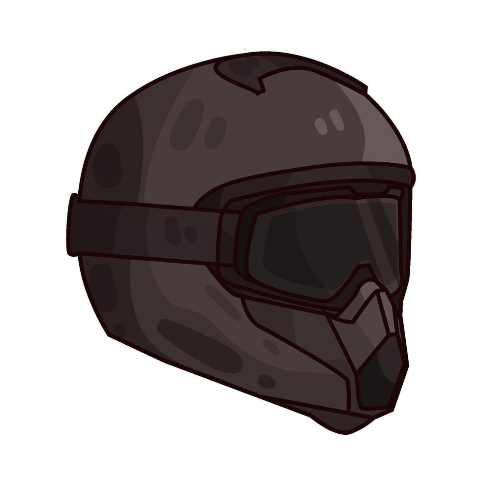 Illustration of racing helmet vector