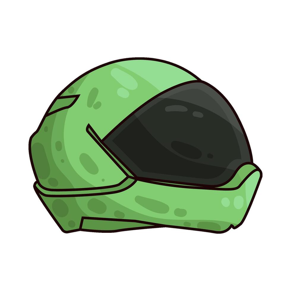 Illustration of racing helmet vector