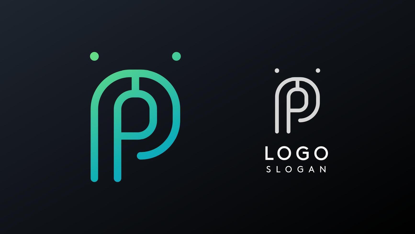 Stylized letter , tech-inspired typography logo, unique extraterrestrial civilization symbol ancient inscriptions for creative branding, tech logo. Nordic runes monogram, abstract linear logotype vector