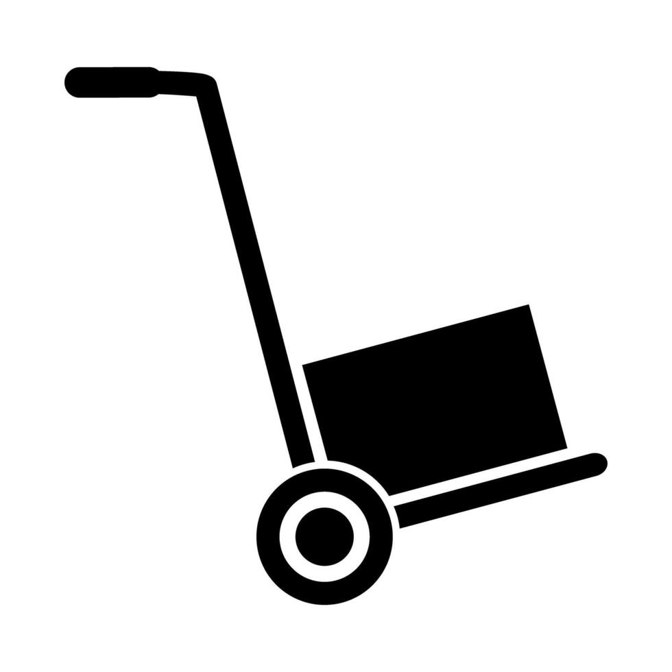 Handcart icon on white background. vector
