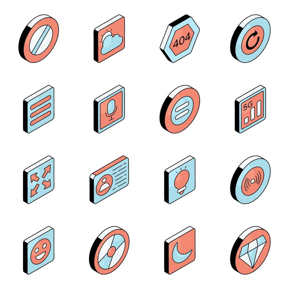 Set of Flat Icons vector