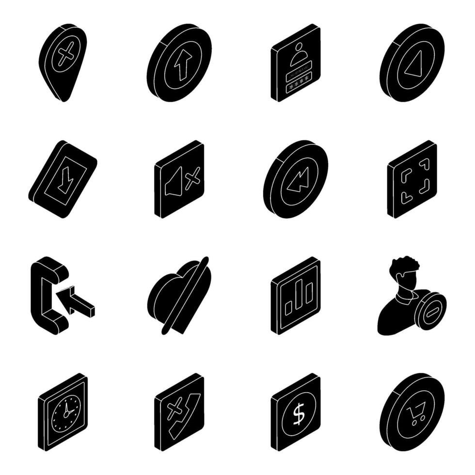Set of Colored Icons vector