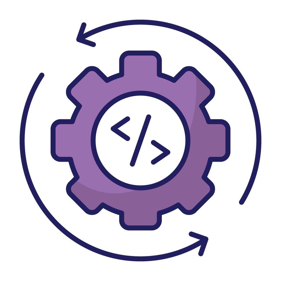 Perfect design icon of setting update vector