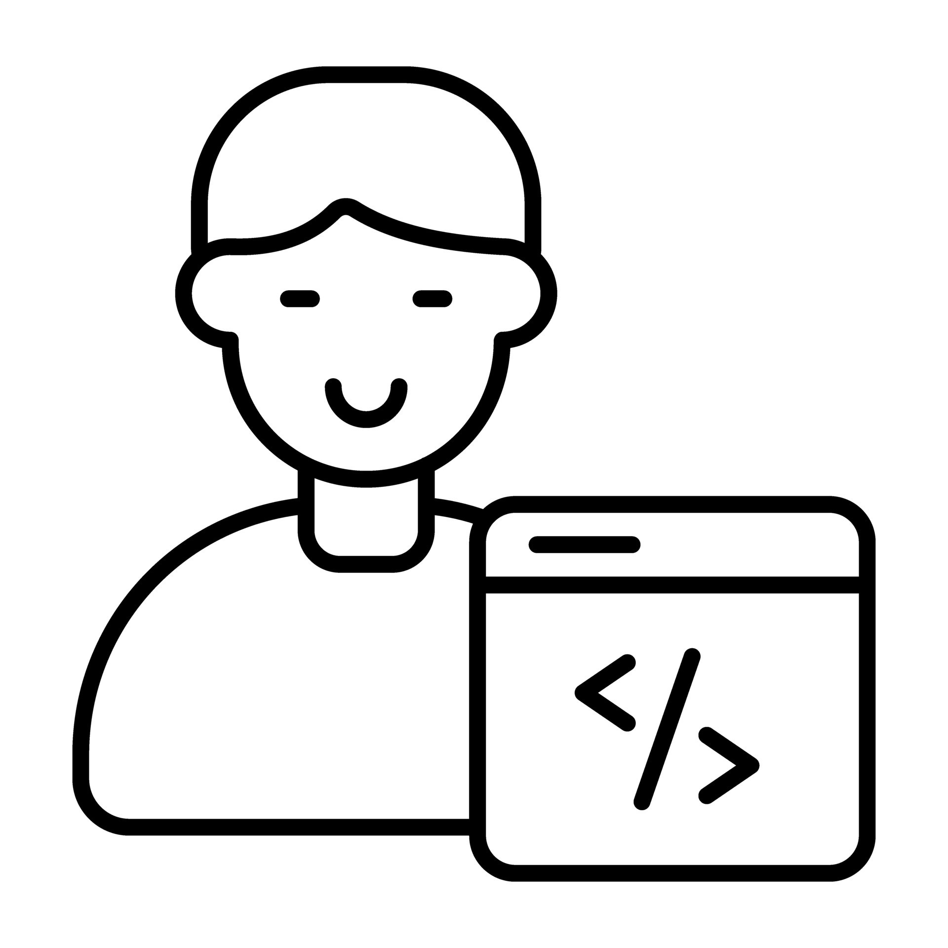 Premium download icon of programmer 48208349 Vector Art at Vecteezy