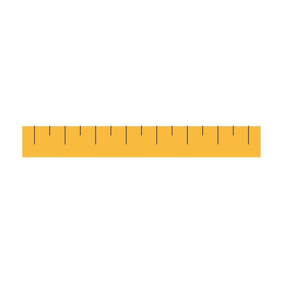 Ruler. School supplies. illustration. vector