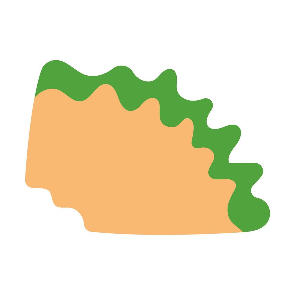 Pencil shavings. School supplies. illustration. vector