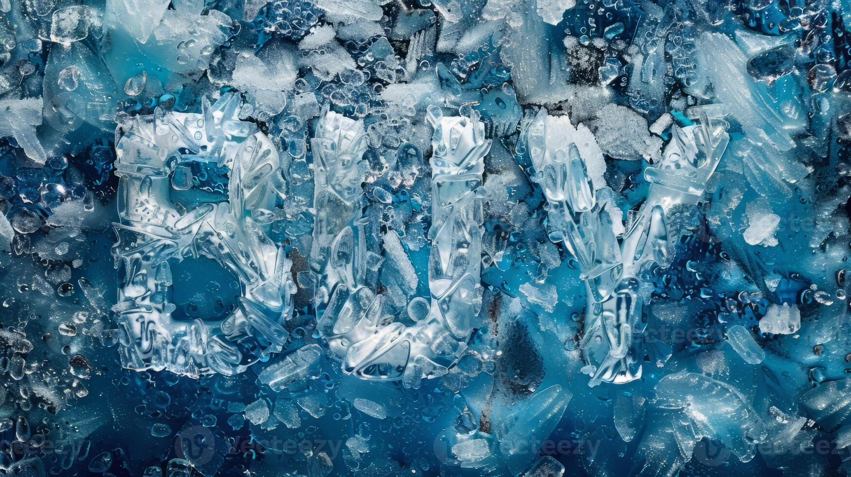 Ice Buy concept creative art poster. photo