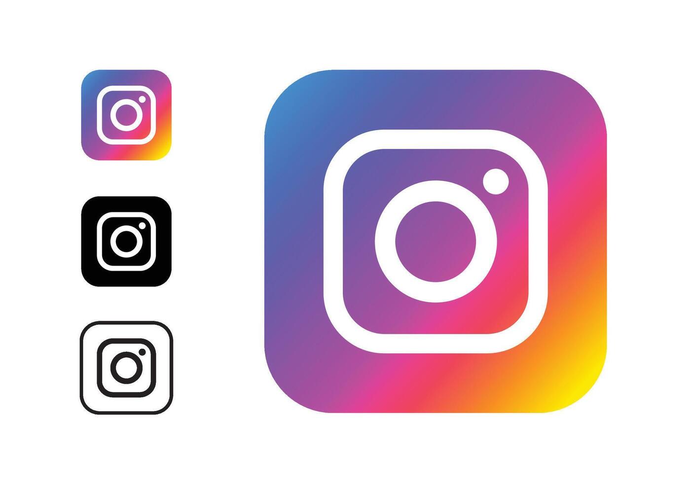 Instagram Icon Design, Instagram Symbol , Instagram logo vector