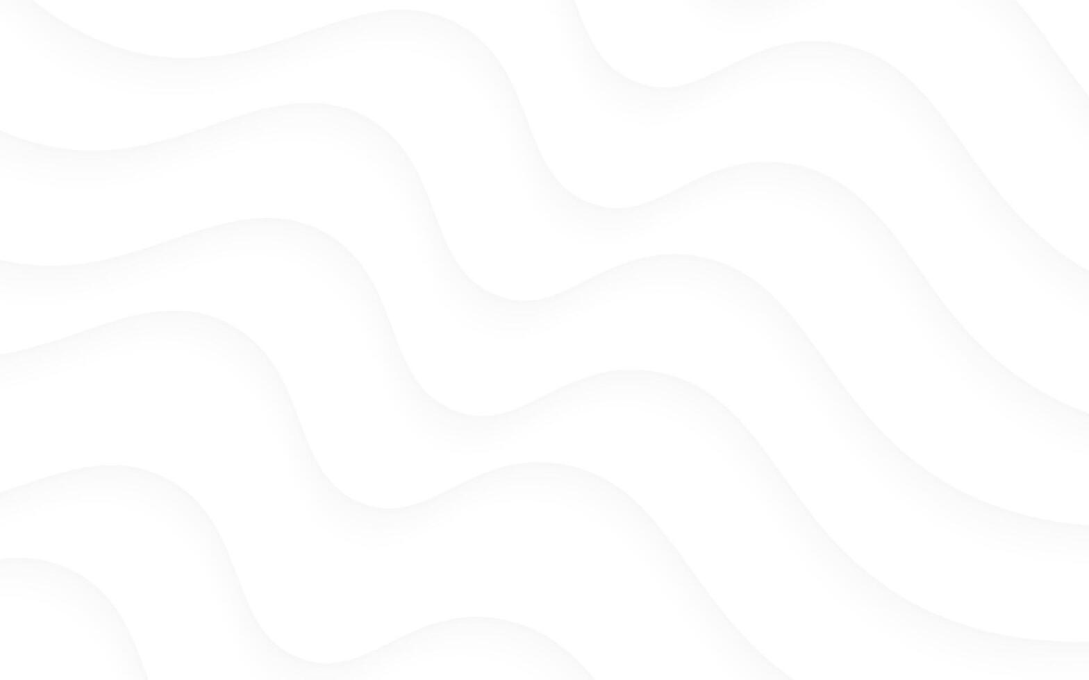 Abstract White Background with Subtle Waves vector
