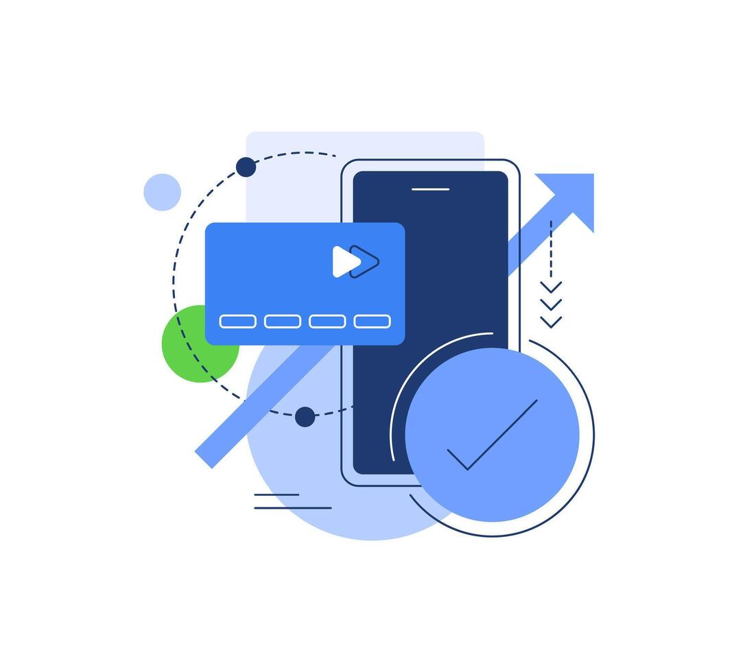 Banking app,e-wallet,digital banking vector