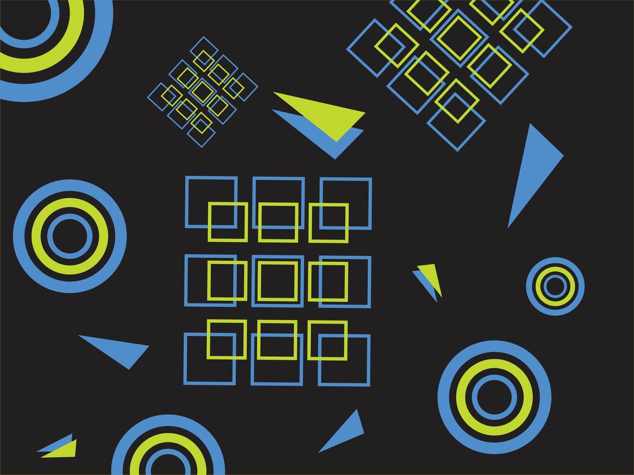 bright black abstract geometric background vector