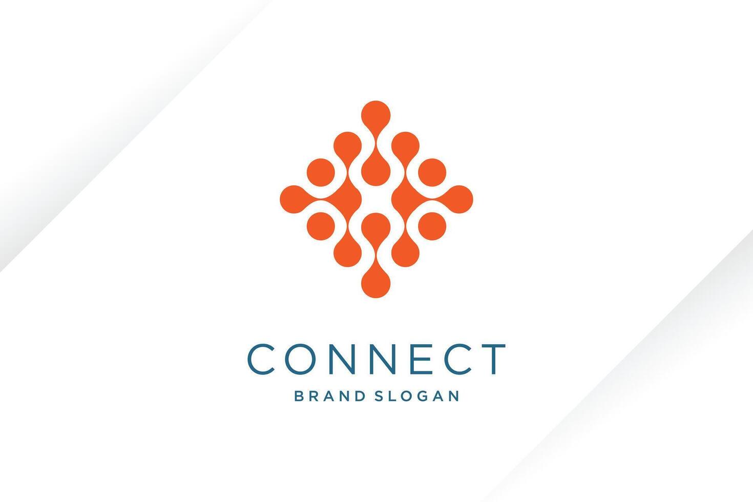Molecul tech design element idea with modern concept vector