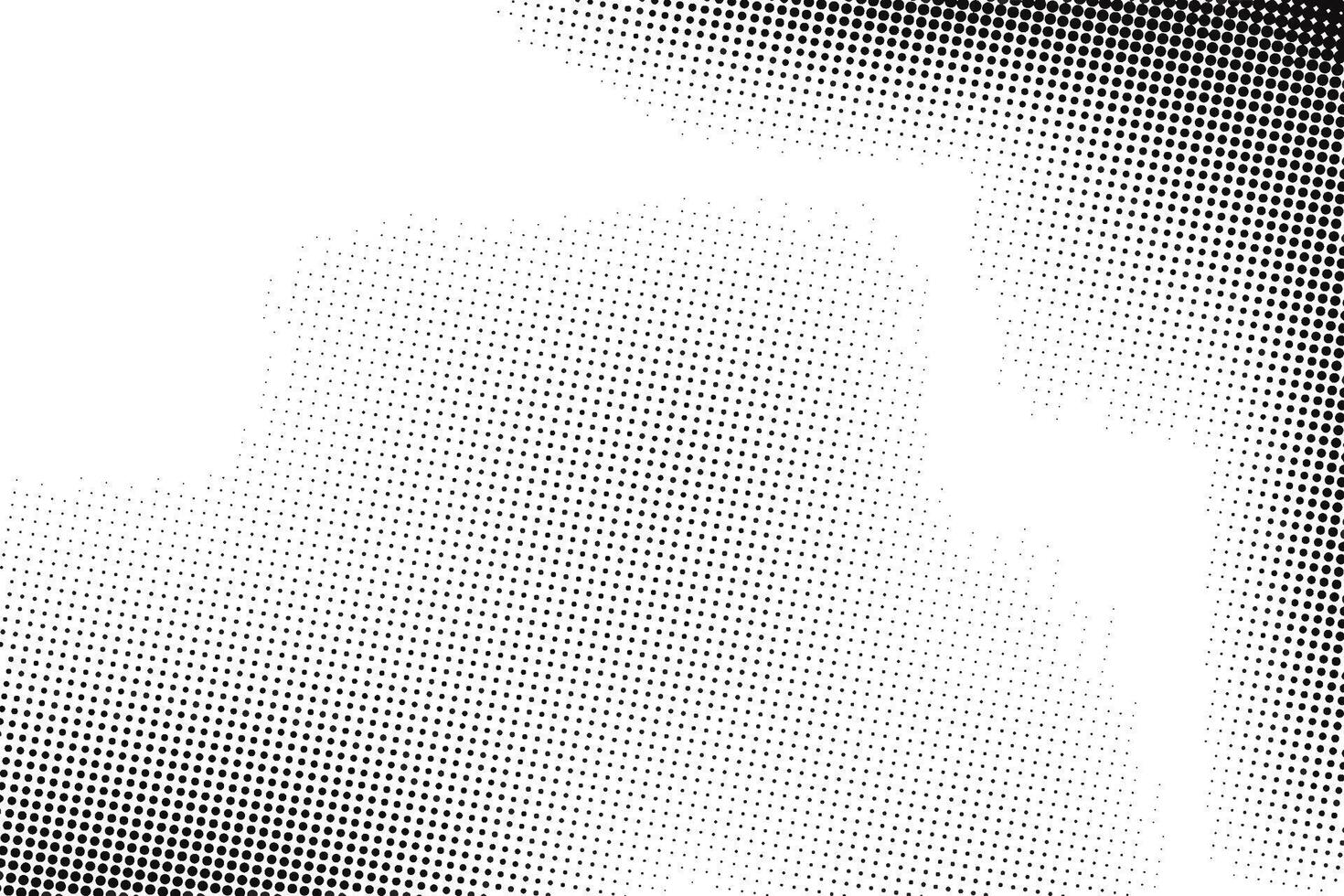 Points. Gradient texture. Grunge halftone grid background. White and black sand noise. Retro pixelated backdrop vector