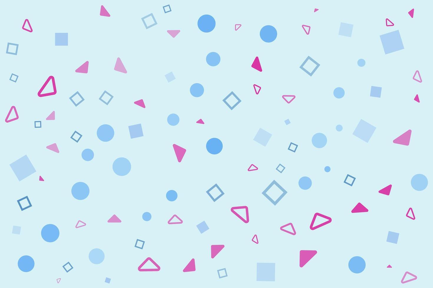 Background Repeated random geometric shape drawn. Cute pattern Template for banner, card, poster with text. vector