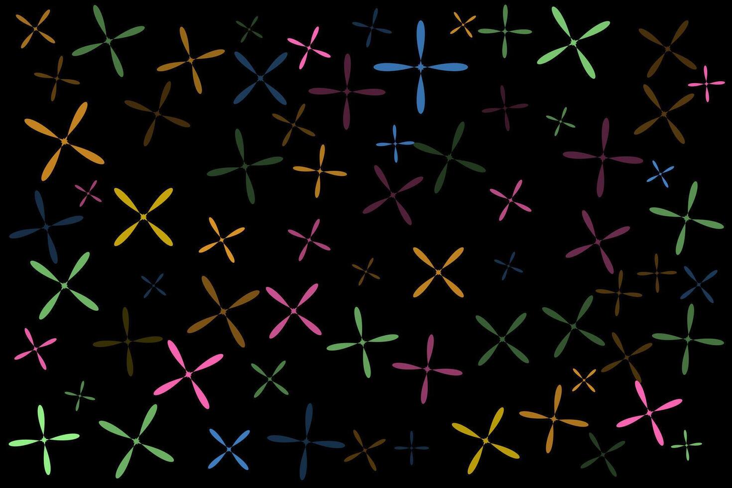 Background Repeated random geometric shape drawn. Cute pattern Template for banner, card, poster with text. vector