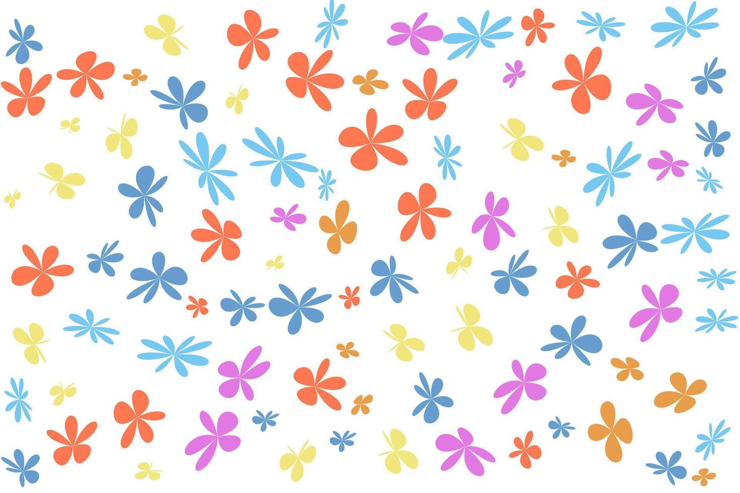 Background Repeated Floral pattern with roses, leaves, floral bouquets, flower compositions. Notebook covers, banner, card, poster with text. vector