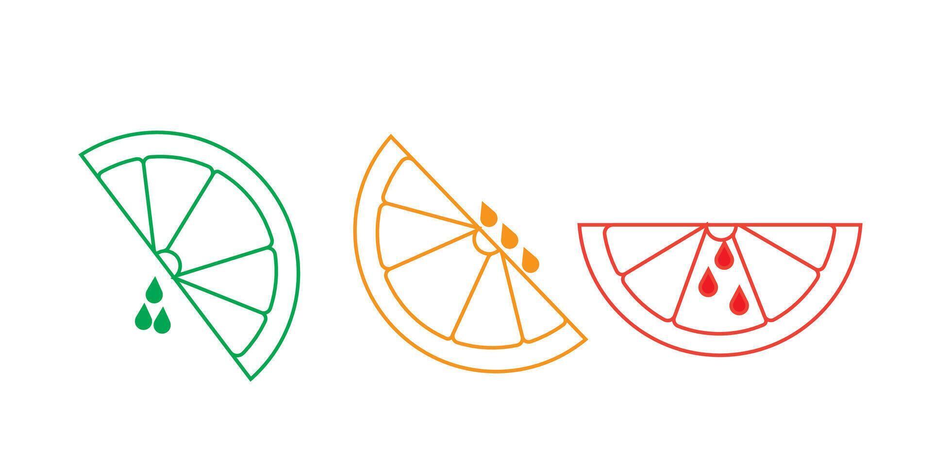 emon icon. Fresh lemon fruits on summer season. Summer fruit illustration on white background vector