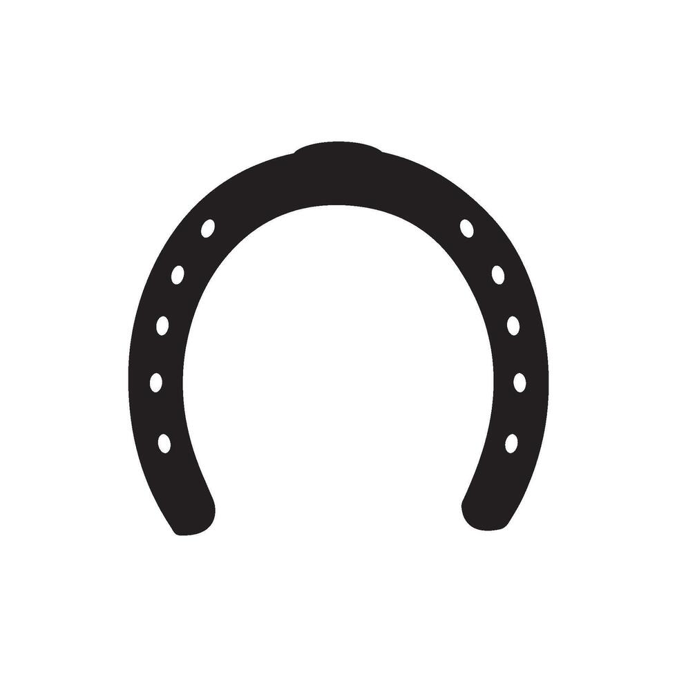 Horseshoe icon design vector