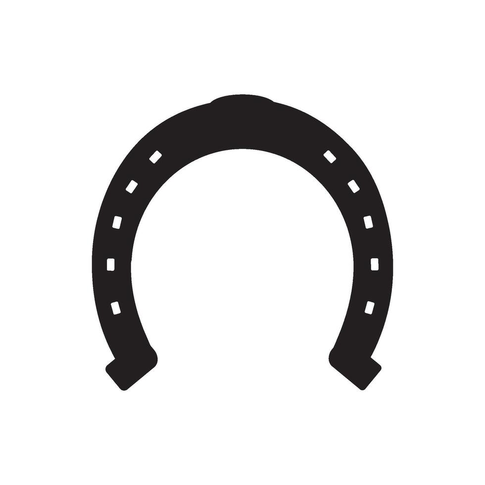 Horseshoe icon design vector