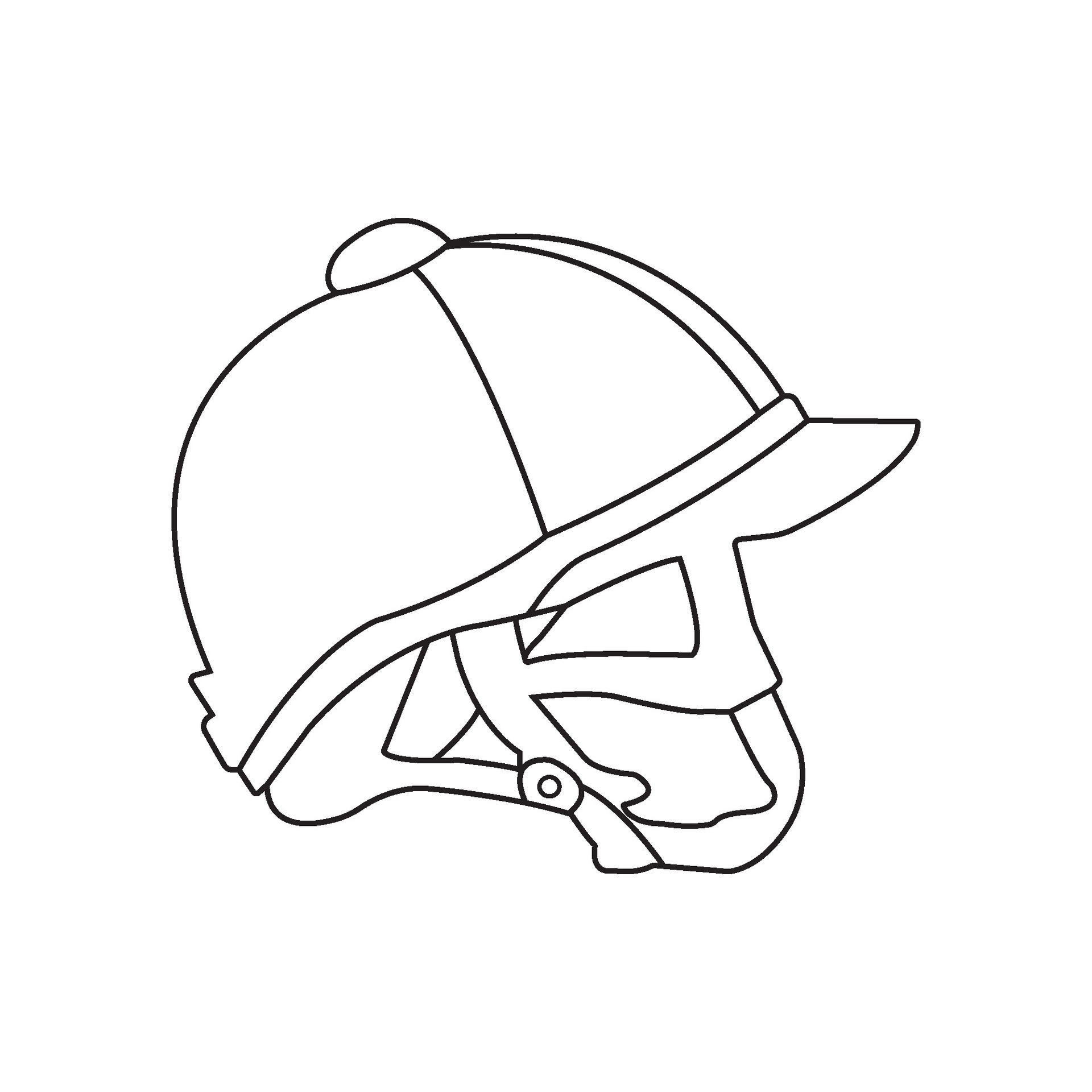 horse jockey helmet design 48211385 Vector Art at Vecteezy