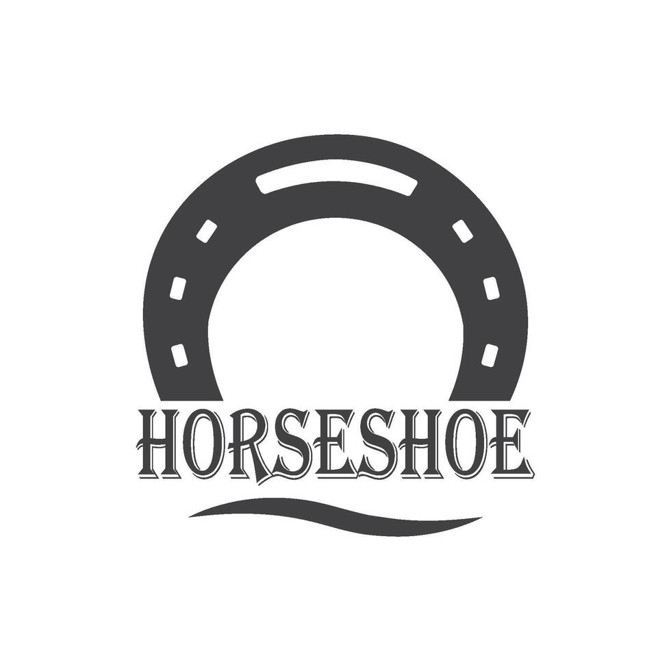 Horseshoe icon design vector