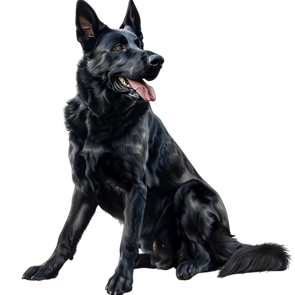 Generated Ai Malinois dog png