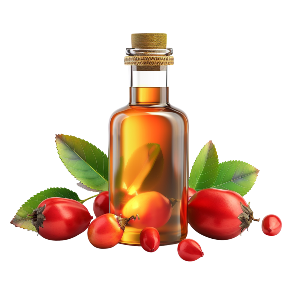 Generated Ai Essential oil of red beet png
