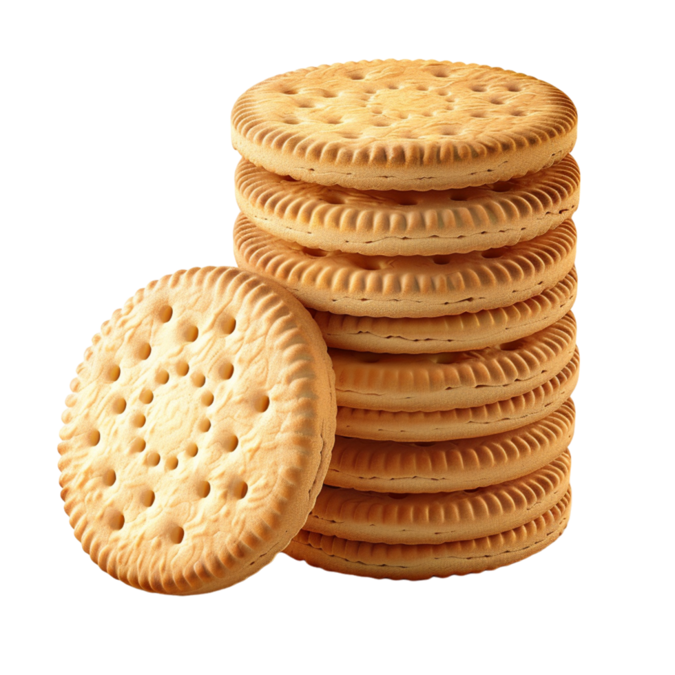 Generated Ai Biscuits cookie bread food png