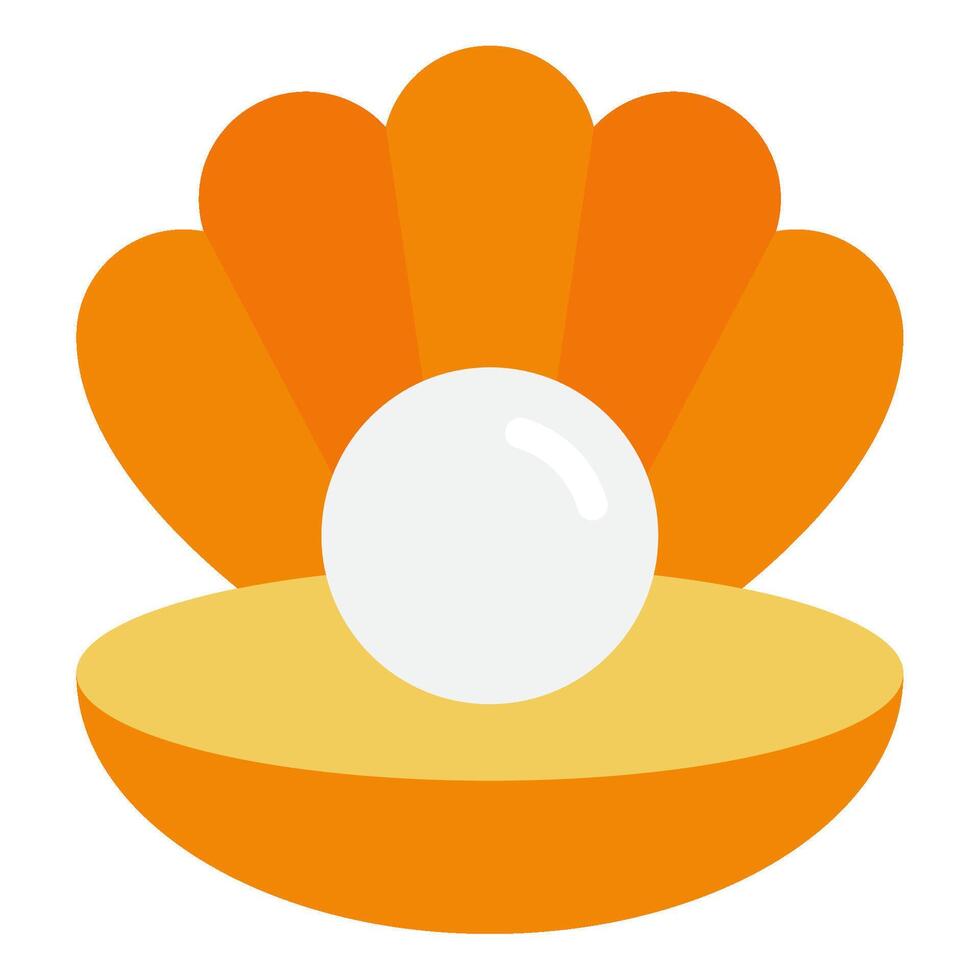Pearl Jewelry lifestyle icon illustration vector
