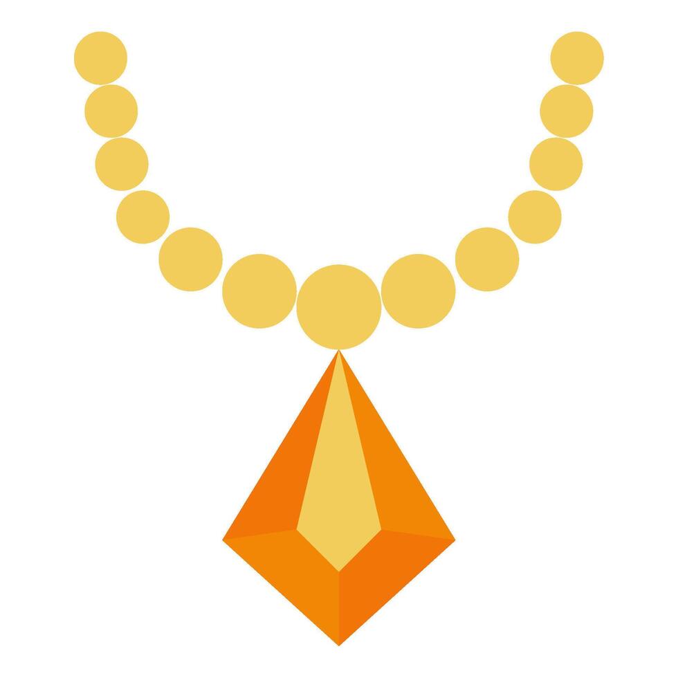 Chain Jewelry lifestyle icon illustration vector