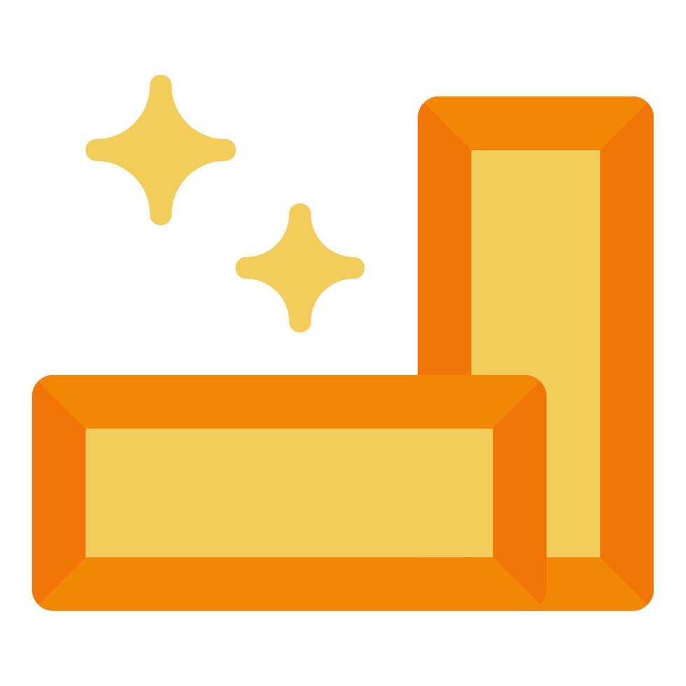 Gold Jewelry lifestyle icon illustration vector