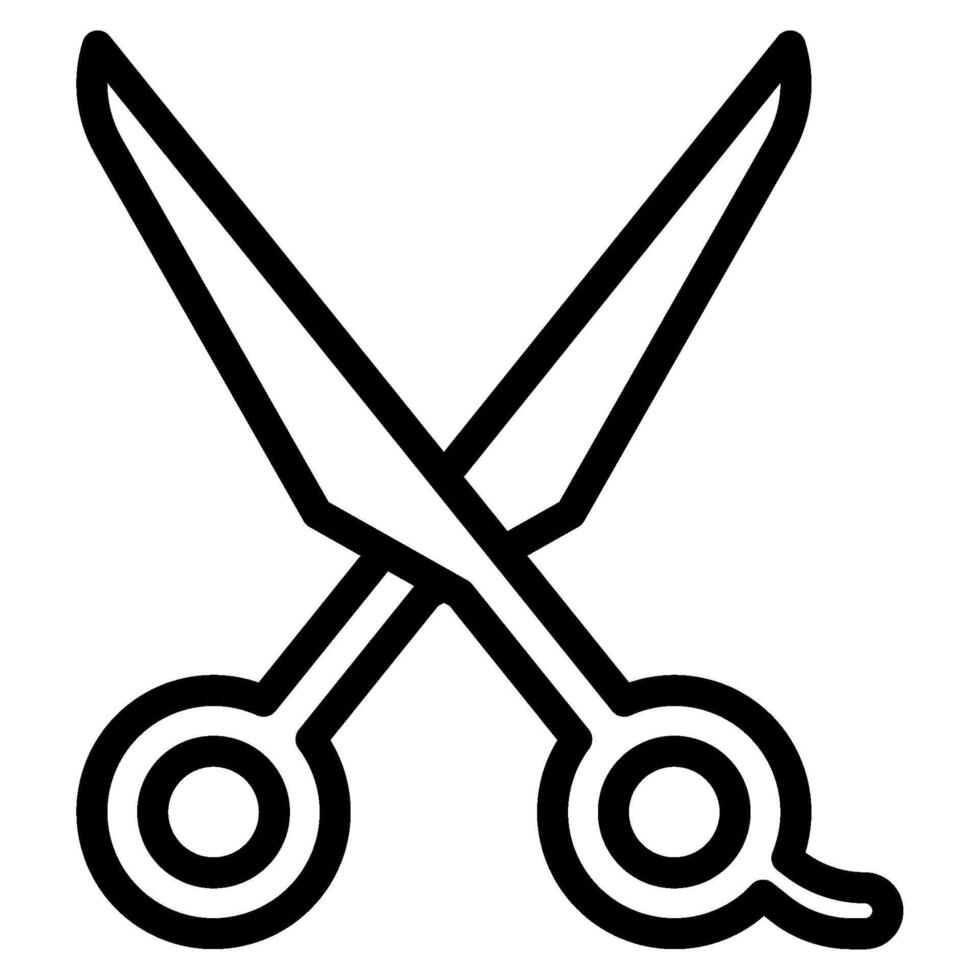 Scissors Barber shop icon illustration vector