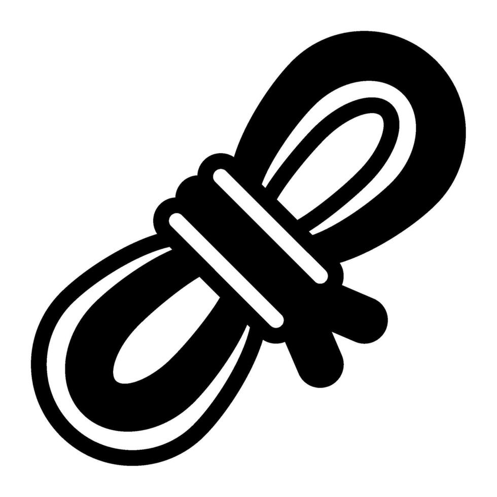 Rope camping holiday icon illustration vector