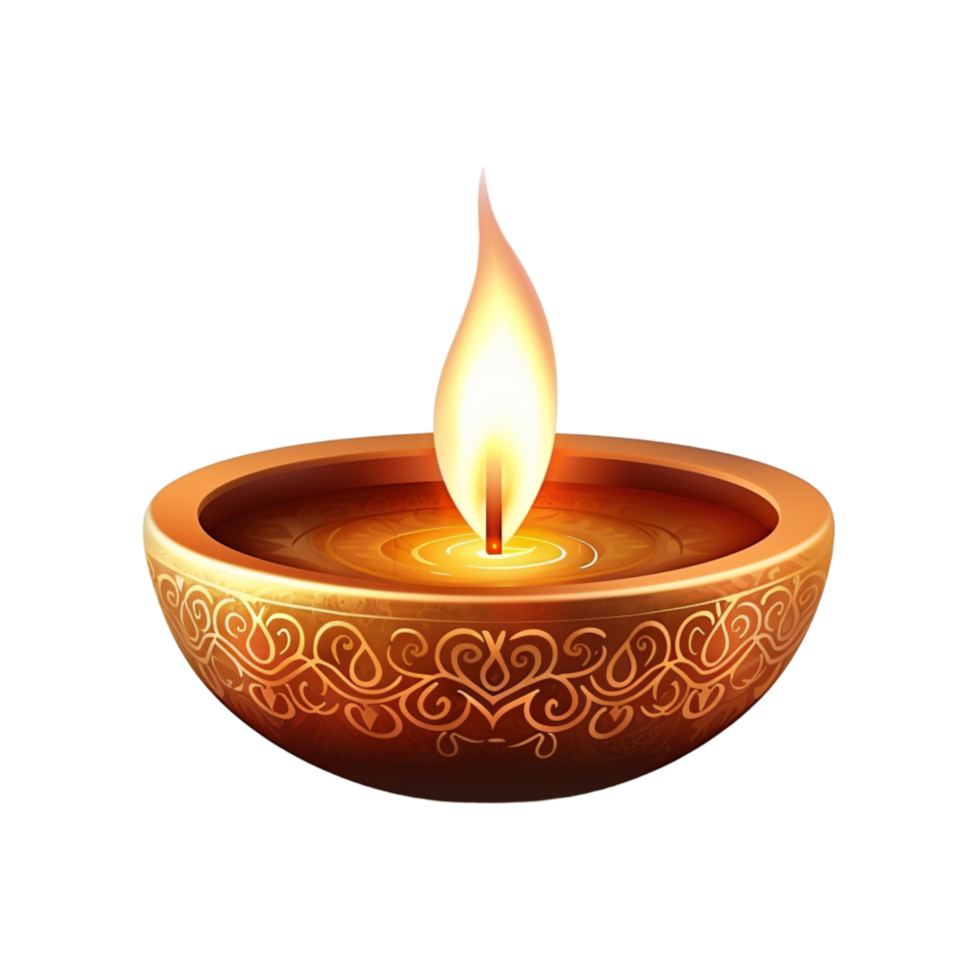 Generated Ai Traditional Indian Lamp png