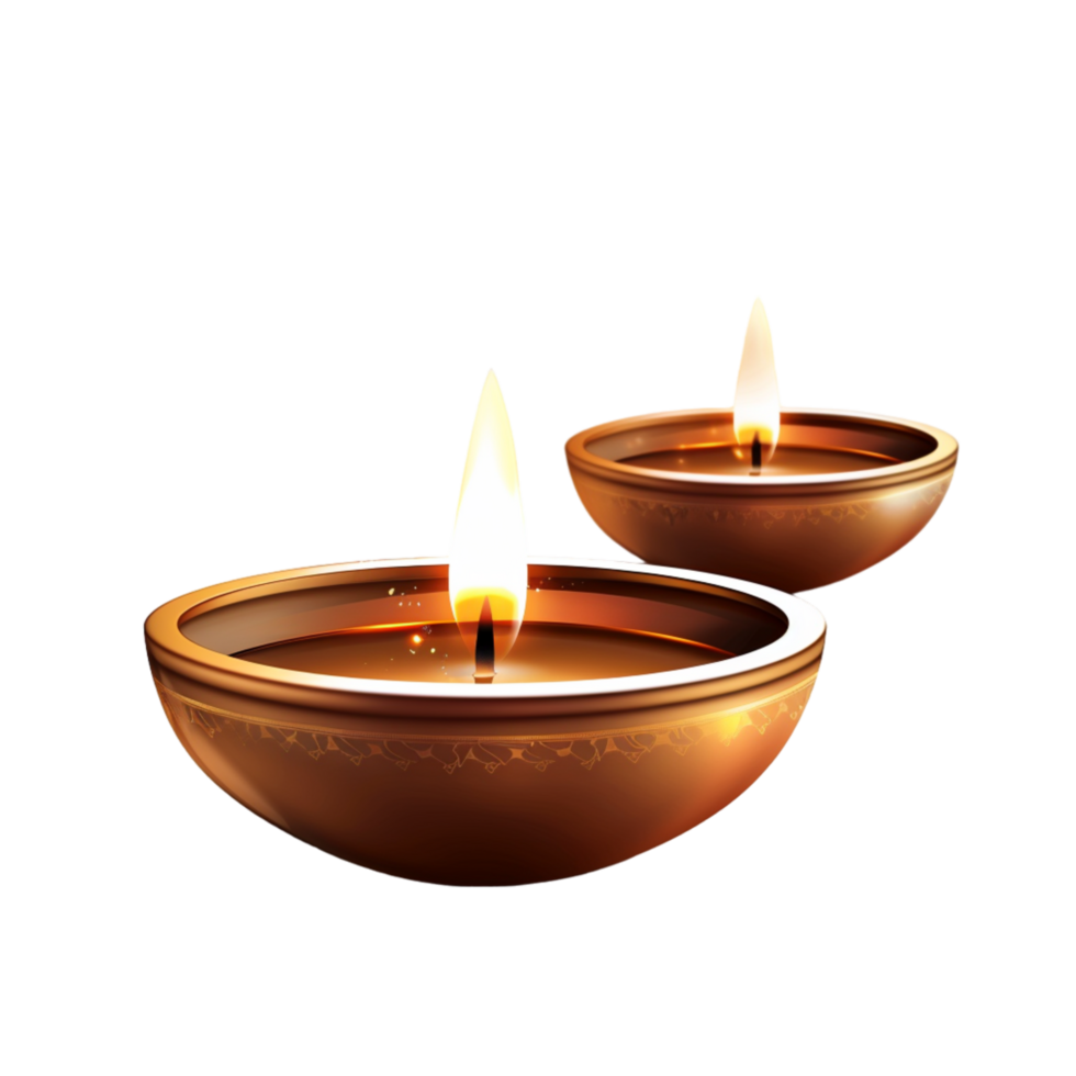 Generated Ai A Diwali Oil Light png