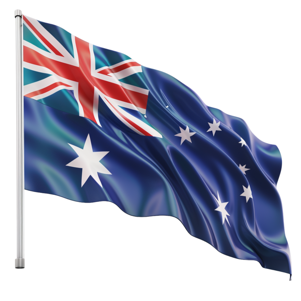 Generated Ai Flag of australia png