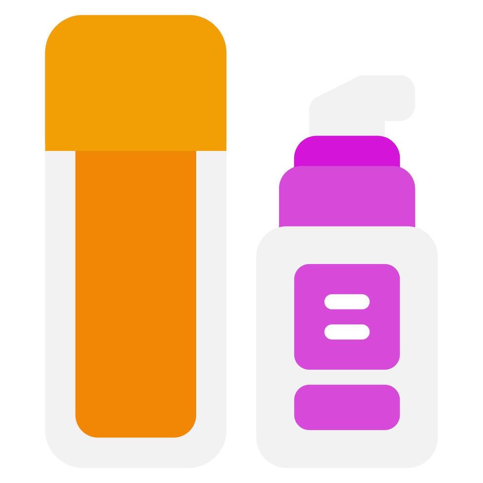 Foundation cosmetic beauty icon illustration vector