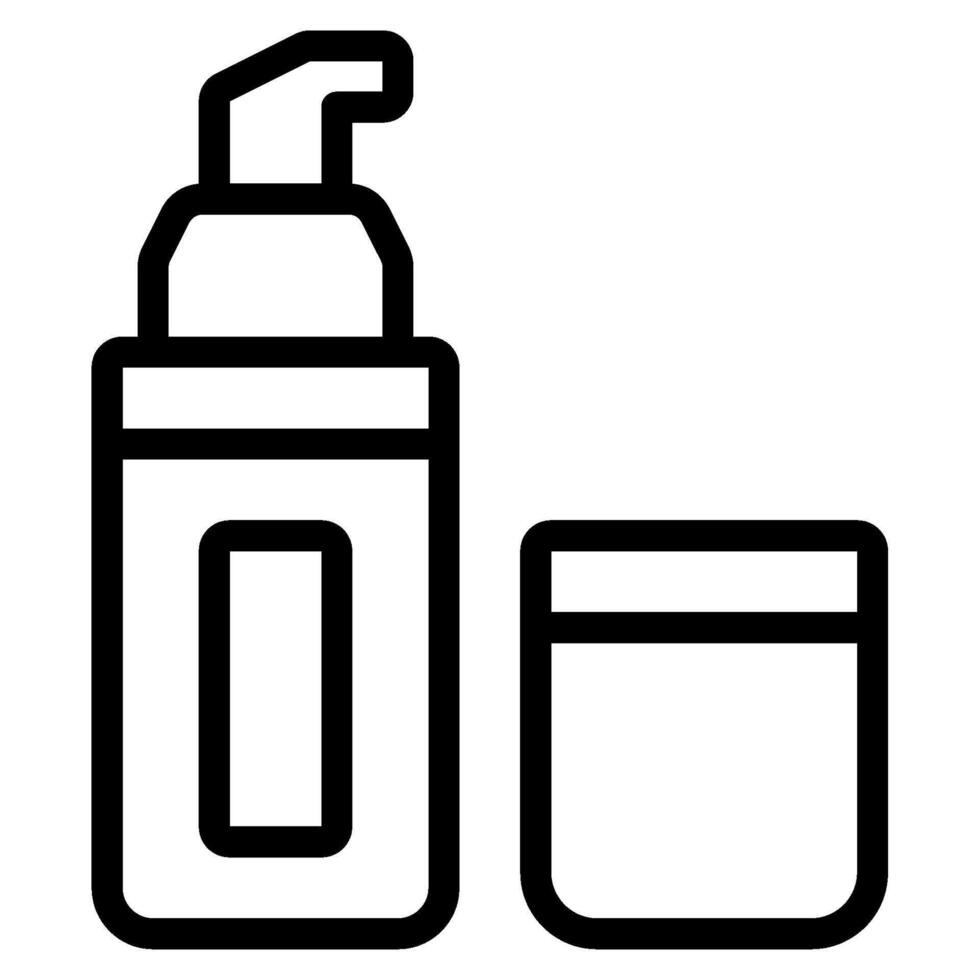 Primer cosmetic beauty icon illustration vector