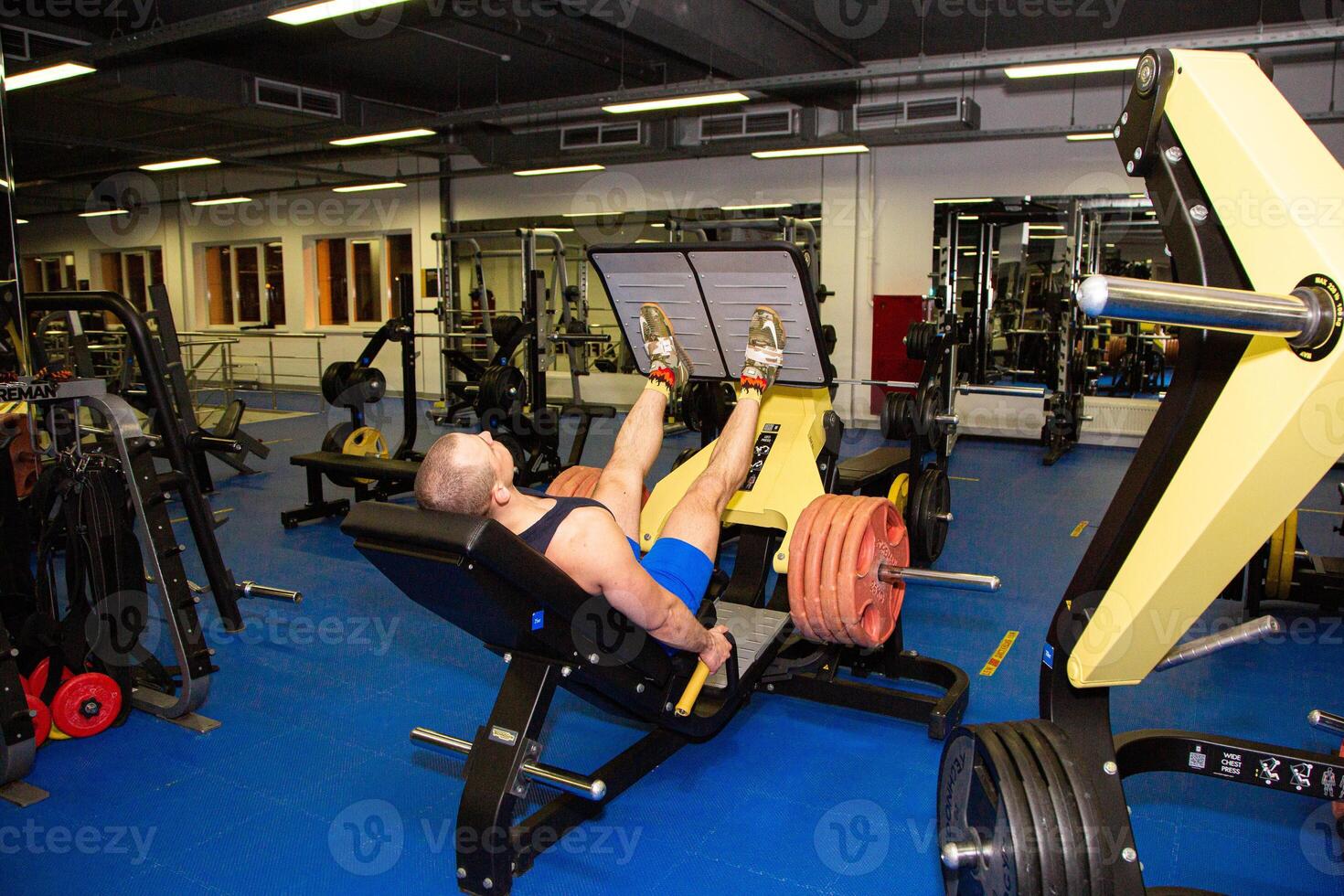 Portrait of a Personal Trainer in the Gym photo