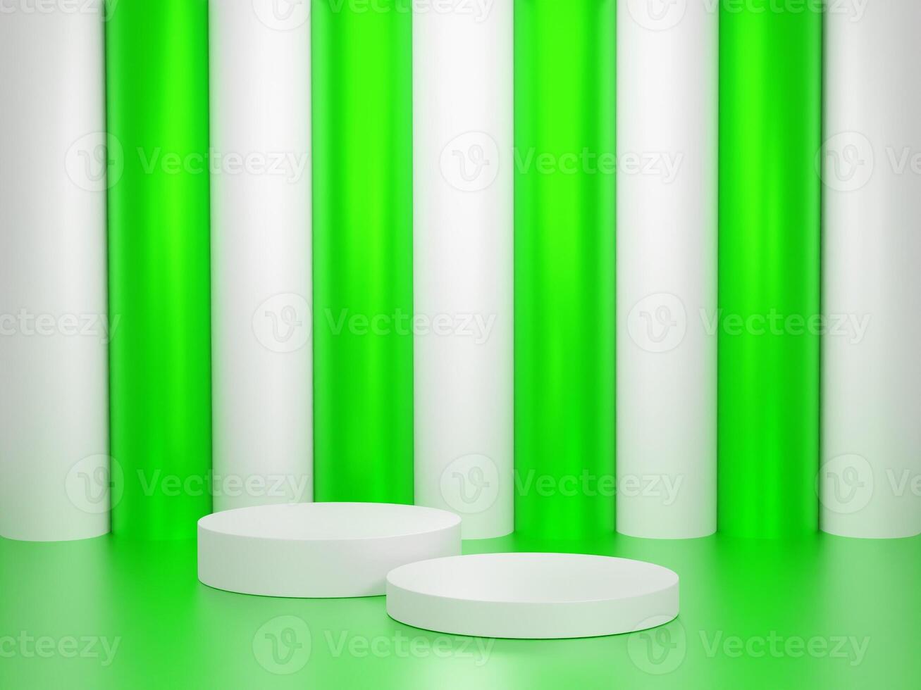 Background render 3d on podium photo