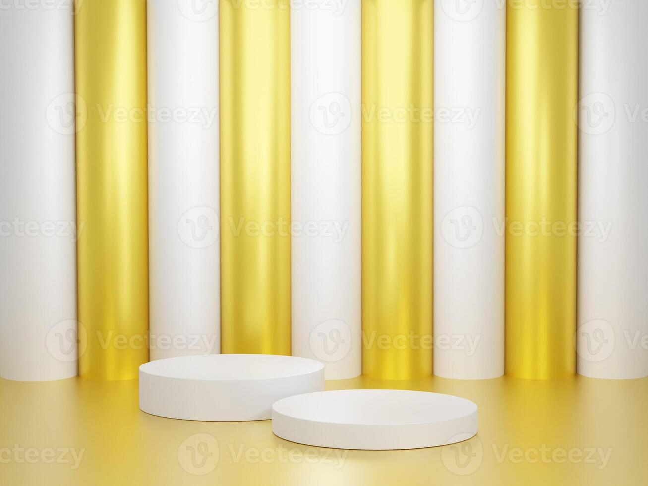 Background render 3d on podium photo