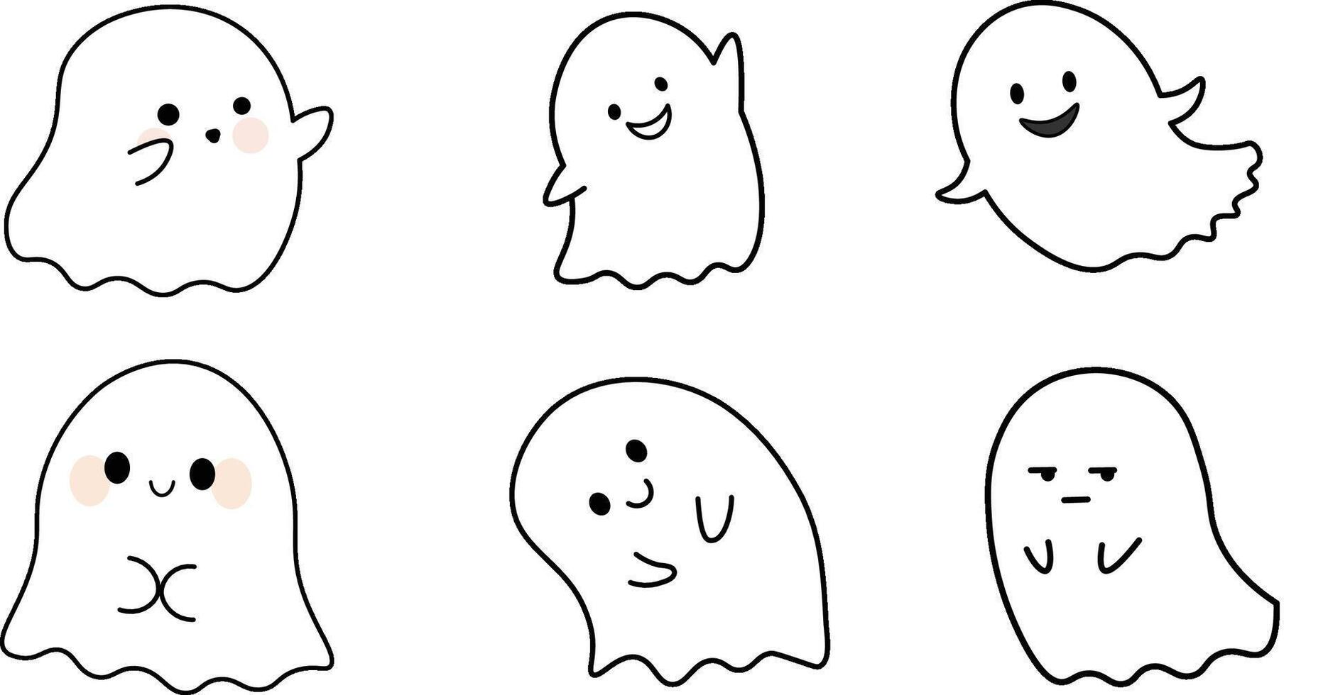 cute hand drawn gosh cartoon vector